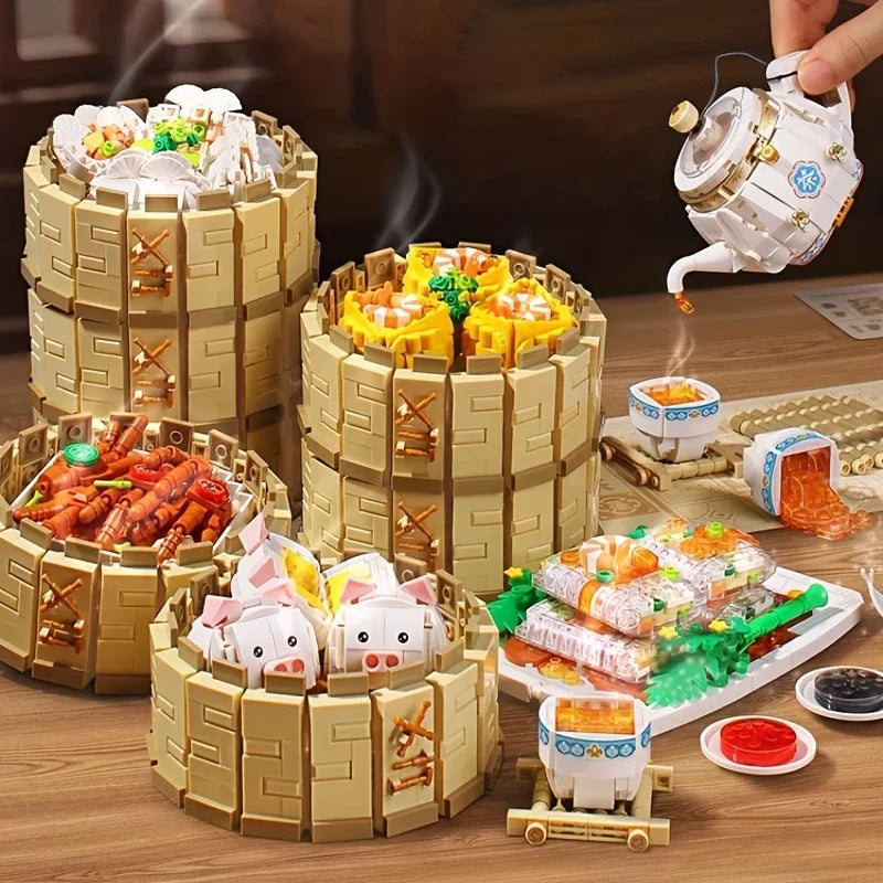 Letsgo Blocks Chinese Cuisine Kit - SoftCosts