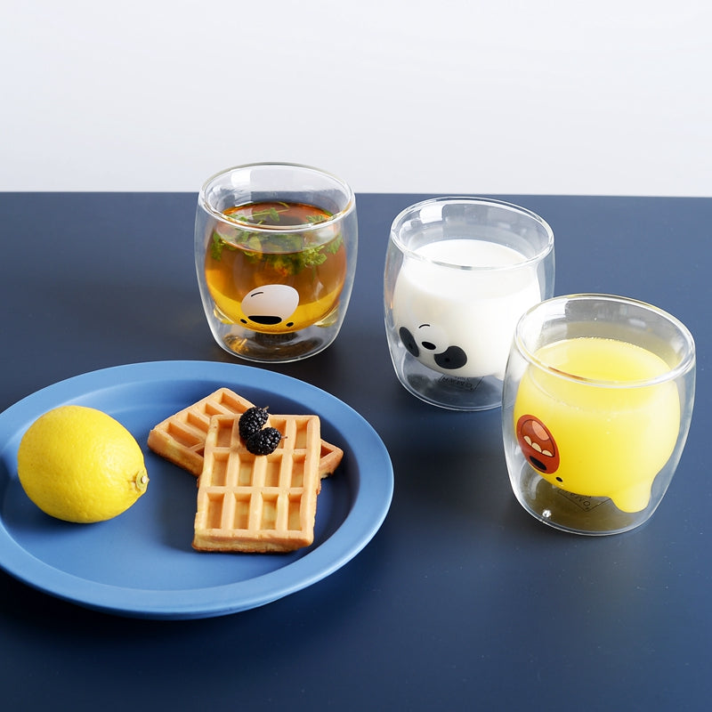 Bear Glass Cup Set - SoftCosts