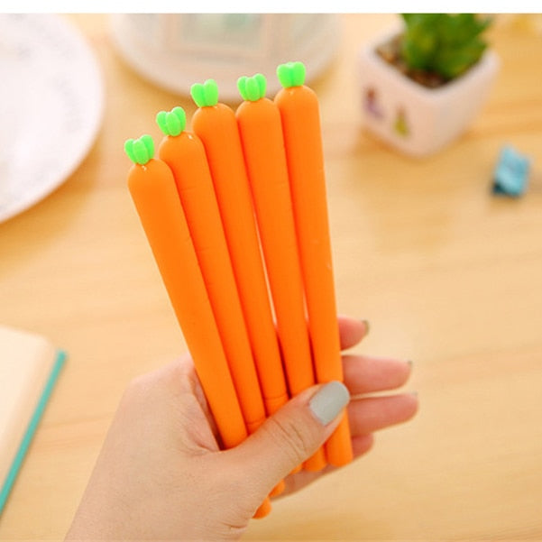 Korean Carrot Gel Pen - SoftCosts
