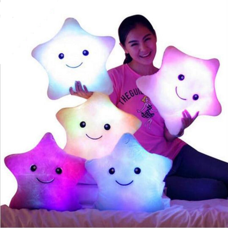 Light Star Plush Pillow - SoftCosts
